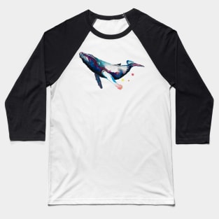 Humpback Whale Baseball T-Shirt